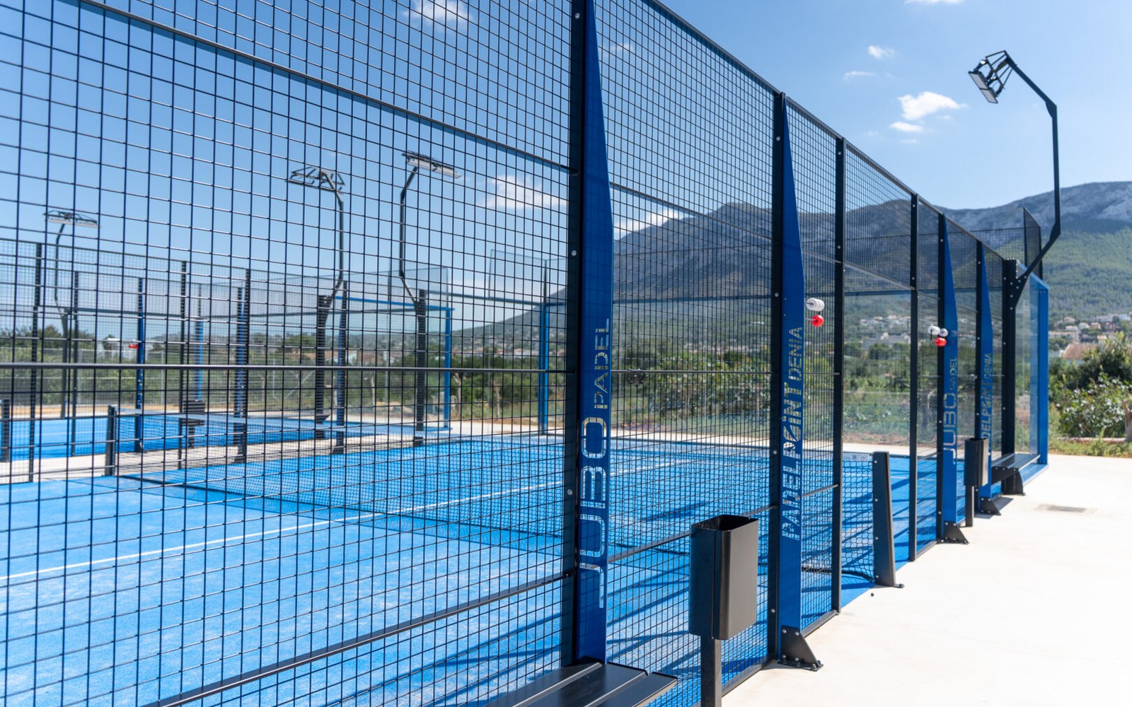 Coastline Racquet Club padel court installation