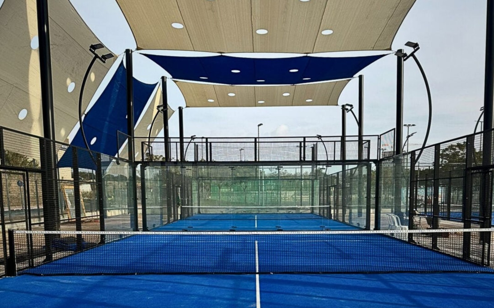 6 Indoor padel courts at Northgate University Field House, Austin, TX